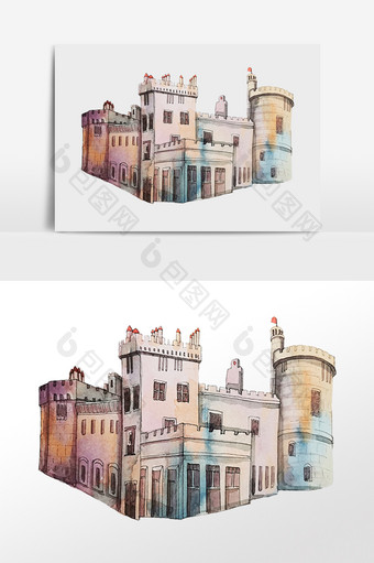 意大利建筑城堡堡垒图片