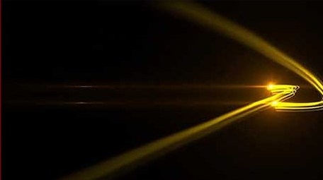 震撼大气未来科技图文金色粒子展示AE模板