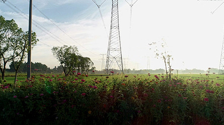 航拍高清皖南农业示范园实拍