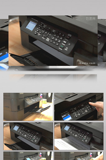 办公室商务4K打印机操作纸张图片