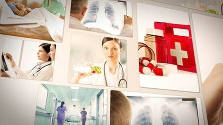 抗击肺炎武汉加油心形汇聚图文展示ae模板