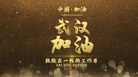 助力武汉抗击疫情图文宣传pr模板