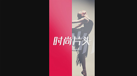 竖屏VLOG动感时尚潮流<strong>快闪</strong>片头PR模板