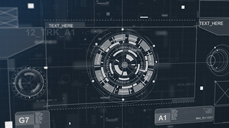 科技商务风HUD元素AE模板