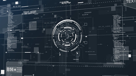 科技商务风HUD元素AE模板