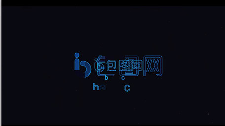 光效隧道霓虹灯片头LOGO动画PR模板