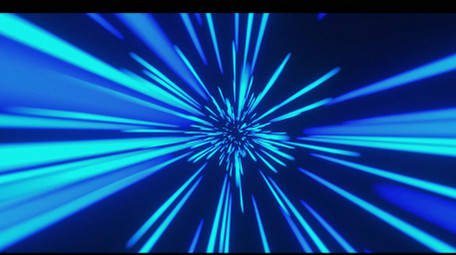 光效隧道霓虹灯片头LOGO动画PR模板