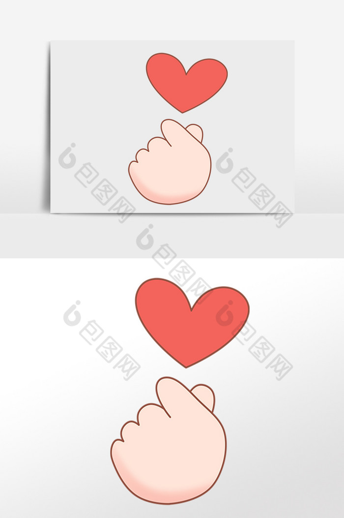 字图片,下载设计素材就到【包图网】 爱心手势比心手势图片是由【包