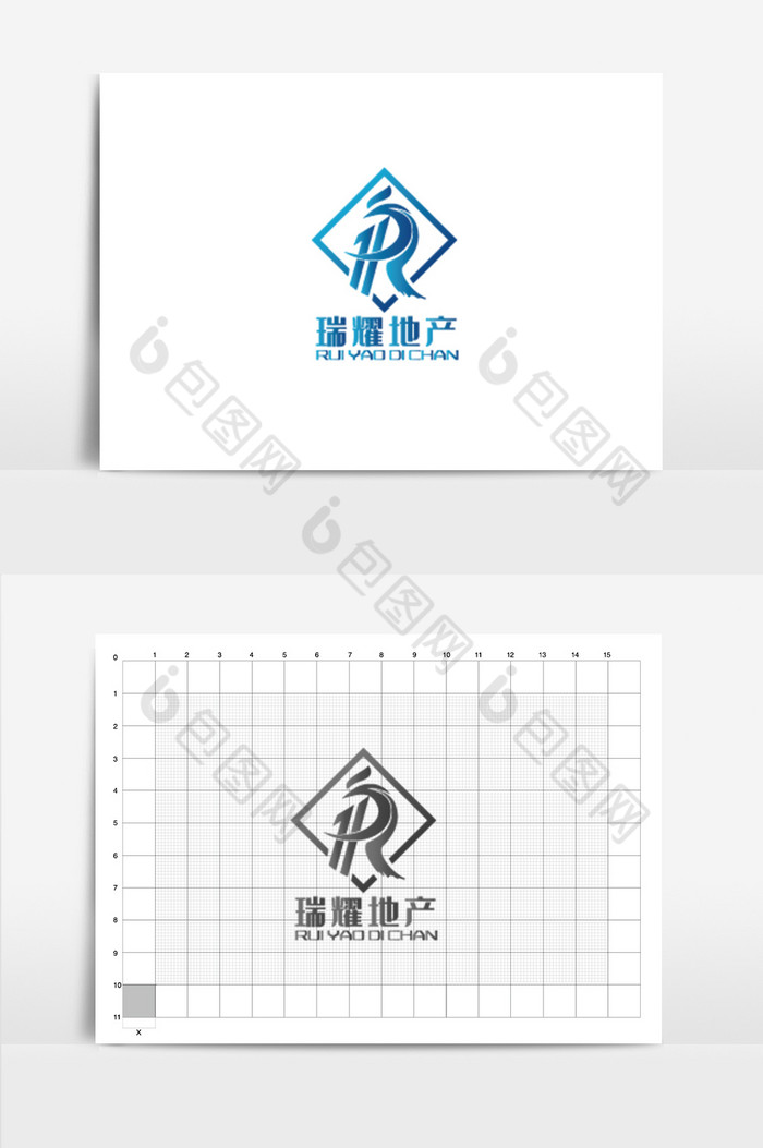 R字母凤凰地产行业logo图片图片