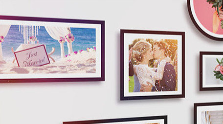 多图展示婚庆婚礼相册PR模板