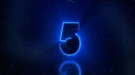 发光10秒倒计时标志出现酷炫开场AE模板