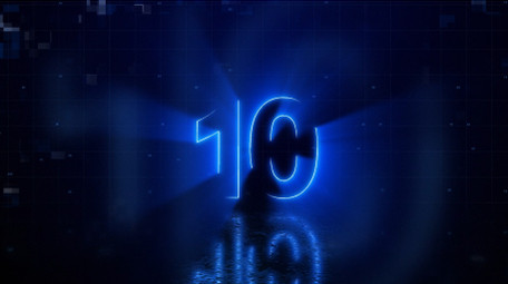 发光10秒倒计时标志出现酷炫开场AE模板