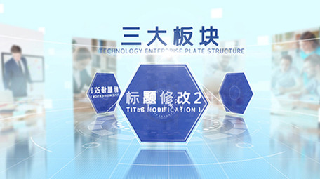 科技板块组织分类ae模板