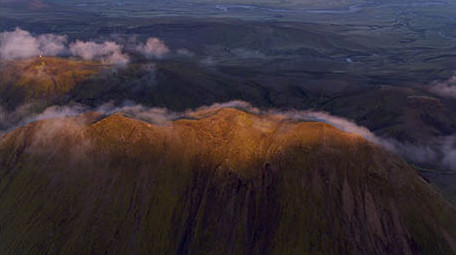 4K震撼风大气原始大山森林航拍