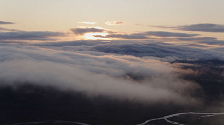 4K震撼风大气原始大山森林航拍