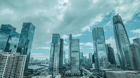 大气史诗级城市延时摄影