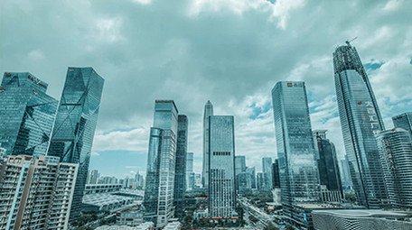 大气史诗级城市延时摄影