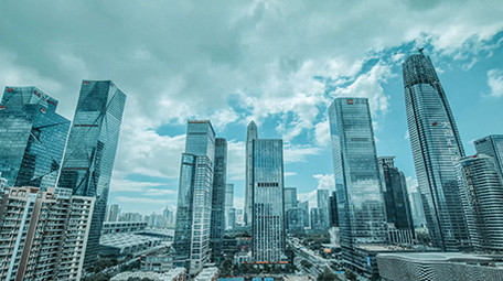 大气史诗级城市延时摄影