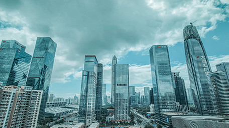 大气史诗级城市延时摄影