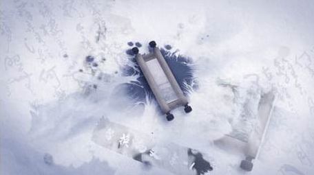 中国风水墨卷轴ae图文模板