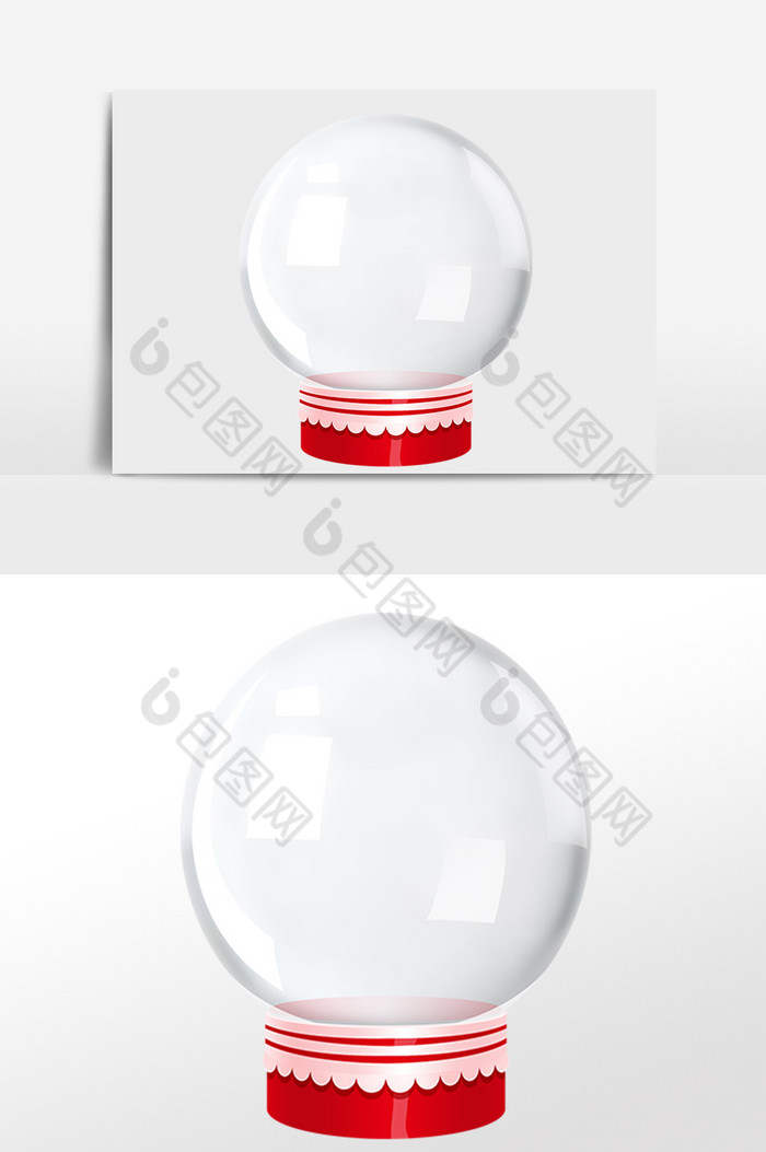 透明水晶球圆球图片图片