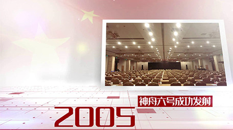 党政历史进程事件图文展示AE模板