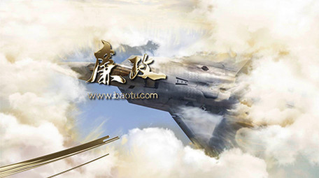 大气水墨党政图文宣传AE模板