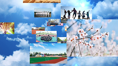 小清新多图汇聚毕业片头AE模板