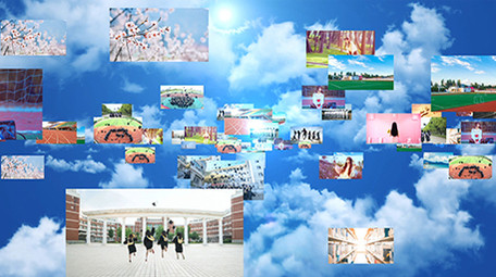 小清新多图汇聚毕业片头AE模板