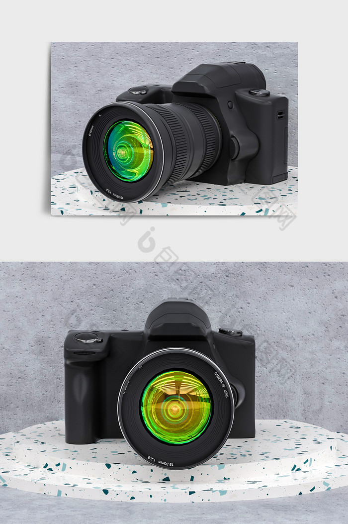 专业数码相机C4D产品模型图片图片