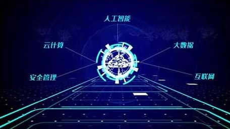 大气蓝色企业科技图文展示AE模板