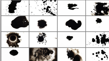 中国风古风水墨晕染飞溅滴落动画包视频素材