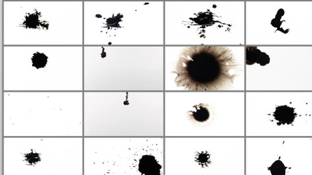 中国风古风水墨晕染飞溅滴落动画包视频素材