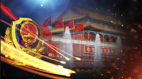 震撼公安禁毒扫黑图文片头