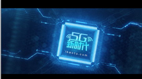 高科技电路芯片logo片头开场AE模板