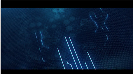 高科技电路芯片logo片头开场AE模板