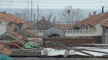 农村乡村渔村空镜头视频素材