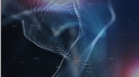 唯美科技光点动画点线文字标题开场AE模板