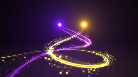 PR模板唯美粒子光效标志片头LOGO演绎