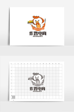 炸鸡logo炸鸡电商logo炸鸡店logo