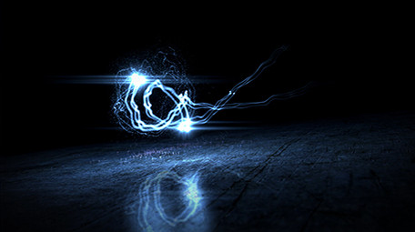 PR模板大气震撼企业粒子片头logo标志