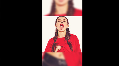 扁平化时尚<strong>图文</strong>微信朋友圈展示PR模板