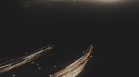 3D金色丝带LOGO片头AE模板