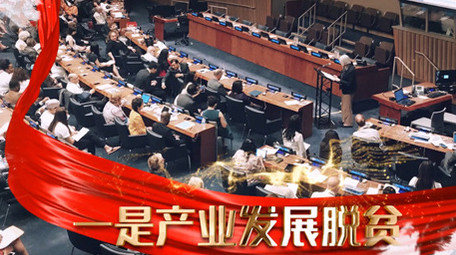 党政飘带精准扶贫共同致富<strong>图文</strong>展示AE模板