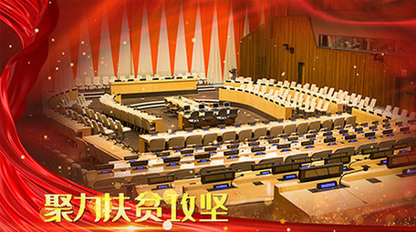 大气党政精准扶贫项目PR模板