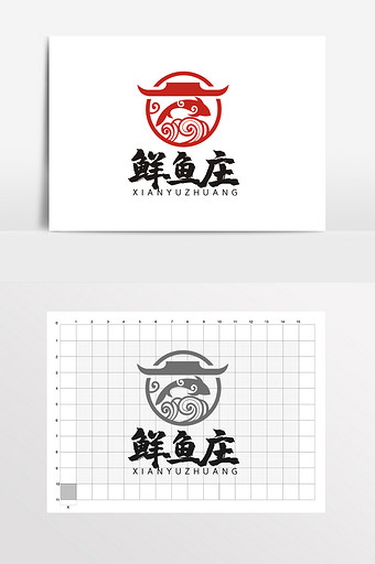 烤鱼logo图片