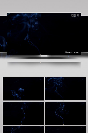 4K实拍烟雾缭绕烟雾特效背景视频图片