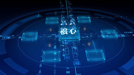 震撼三维科技数据分类AE模板