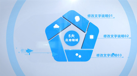 大气E3D科技分类文字企业领域AE模版