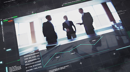 科技数据企业宣传AE模板